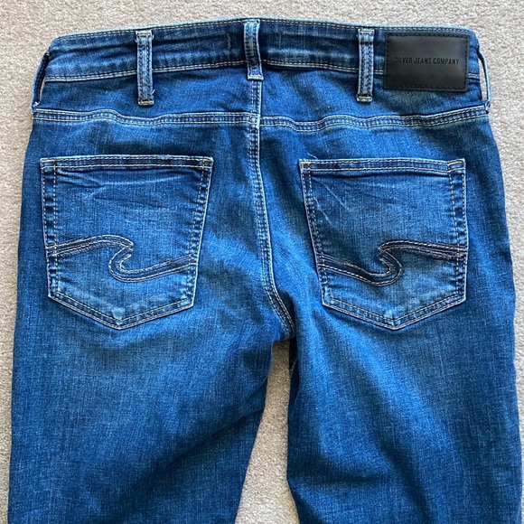 Silver Jeans Men's Dark Blue Straight Jeans Size 32x34 - Picture 11 of 11